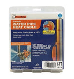 Frost King HC6A Automatic Electric Water Pipe Heat Cable Kit, 6 ft., 120V x 7 W/ft