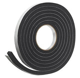 Frost King R734H Rubber Foam Self-Stick Weather Seal Black 7/16" x 3/4" x 10 ft.