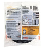 Frost King R734H Rubber Foam Self-Stick Weather Seal Black 7/16" x 3/4" x 10 ft.