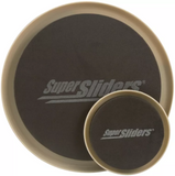 Super Sliders 3 1/2" & 7" Round Reusable Furniture Sliders for Carpet - Effortless Moving and Surface Protection, Beige (8 Pack)