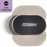 Super Sliders 5 3/4" x 9 1/2" Reusable Furniture Sliders, Carpet, Beige (4 Pk)