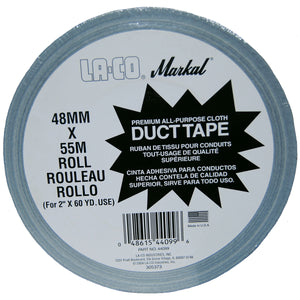 Cinderella DT2X60P Premium Duct Tape 2" x 60 Yard Silver