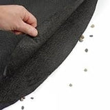 GLI 70-1840OV-BLK-160 18' x 40'  Oval Armor Shield for Floor Pad