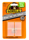 Gorilla 6067201 Touch and Clear Double-sided Mounting Tape Squares - 24 1 x 1 in