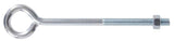 Hardware Essentials 320750 Steel Eye Bolt with Hex Nut Zinc 1/2 in. -13 x 10 in.