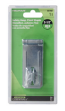 Hardware Essentials 851407 Fixed Non-Swivel Staple Safety Hasp, Zinc, 3-1/2 in.