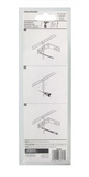 Hardware Essentials 851409 Fixed Non-swivel Staple Safety Hasp, Zinc, 6 in.