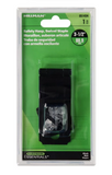 Hardware Essentials 851434 Safety Hasp with Swivel, Black, 3-1/2 in.