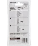 Hardware Essentials 851678 Steel Mending Plate Zinc 4" x 5/8", 4-Pack