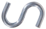 Hardware Essentials 851872 Zinc-Plated S-Hooks, 0.121 in. x 1 in., 6-Pack