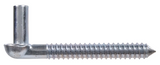 Hardware Essentials 851911 Zinc-Plated Gate Screw Hook, 3/4 in. x 6 in.