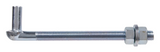 Hardware Essentials 851913 Gate Bolt Hook, Zinc, 5/8 in. x 8 in.