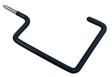 Hardware Essentials 852156 Large Storage Hook, Black Vinyl, 50lb. Wt. Capacity