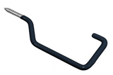 Hardware Essentials 852161 Black Vinyl Rafter Hook, 95 lb. Wt. Capacity, 1-Pc.