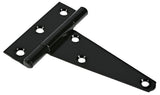 Hardware Essentials 852565 - Cd-Heavy T-Hinge 4In Black, 852565