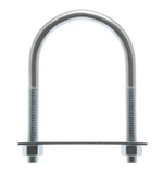 Hardware Essentials 853311 Zinc-Plated Fg U-Bolt, 1/2 in. x 6 in. x 3-1/2 in.