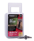 Hillman 116150 Power Pro Star-Drive Sheet Metal Screws, #10 x 1-7/16 in., 68-Pk