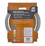 Hillman 122063 4-Strand Wire, #20 x 100 ft., Galvanized, 100lb Max. Wt. Capacity
