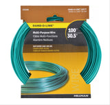 Hillman 122100 100 ft. Dand-O-Line Fiber Core Clothesline Wire, 100lb Wt. Cap.