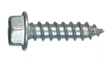 Hillman 41016 #10 x 1/2" Slotted Hex Washer Head Sheet Metal Screws, 100 Pack