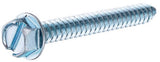 Hillman 41038 Slotted Hex Washer Head Sheet Metal Screws #14 x 3/4 inch 50 Pack