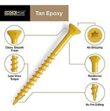 Hillman 48422 Deck Plus Tan Deck Screws #10 x 3-1/2", 5 lb, 275-Pack
