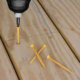 Hillman 48422 Deck Plus Tan Deck Screws #10 x 3-1/2", 5 lb, 275-Pack
