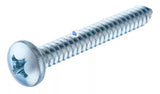 Hillman 5454 Steel Pan Head Phillips Sheet Metal Screw #8 x 1 in., Count of 16