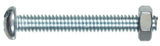 Hillman 7662  Round Combination Head Machine Screw, #6-32 x 2 in., 5-Pack