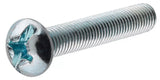 Hillman 7683 #10-24 x 1/2 in. Zinc Round Combination Head Machine Screw, 10-Pack