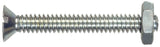 Hillman 7764 Flat Head Phillips Machine Screw #6-32 x 1-1/2 in. Zinc 8-Pack