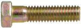 Hillman 880216 Hex Cap Screws 9/16"-12 Coarse Thread x 1-1/2" Grade 8 Yellow Zinc
