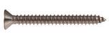 Hillman 881861 Stainless Flat-head Phillips Sheet Metal Screw #6 x 1-1/4 in., 2-Pack