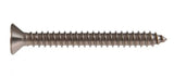 Hillman 881874 Stainless Flat-head Phillips Sheet Metal Screw #10 x 3 in., 2-Pack