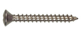 Hillman 881892 Stainless Oval-head Phillips Sheet Metal Screw #8 x 1 in., 2-Pack