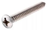 Hillman 881892 Stainless Oval-head Phillips Sheet Metal Screw #8 x 1 in., 2-Pack