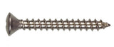 Hillman 881901 Stainless Oval-head Phillips Sheet Metal Screw 10 x 2in., 2-Pack