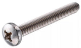 Hillman 881941 Stainless Phillips Pan-Head Sheet Metal Screw #14 x 2 in., 2-Pack