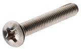 Hillman 881993 Stainless Oval-head Phillips Machine Screw #8-32 x 1 in., 2-Pack