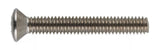 Hillman 882007 Stainless Phillips Oval-Head Machine Screws, 1/4"-20x2-1/2", 2-Pk