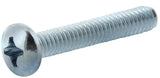 Hillman 882618 Phillips Pan-Head Metric Machine Screws, M6-1.00x25mm, 2-Pack