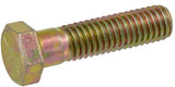 Hillman 882720 Hex Cap Screw 1/4" -28 Fine Threads x 3-1/2" Grade 8 Yellow Zinc