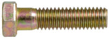Hillman 882727 Hex Cap Screw 5/16" -24 Fine Threads x 1-1/4" Grade 8 Yellow Zinc