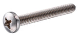 Hillman 883017 Phillips Pan-Head Stainless Machine Screws #6-32 x 2 in., 2-Pack