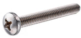 Hillman 883019 Phillips Pan-Head Stainless Machine Screws, #8-32x1/2", 2-Pack
