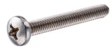 Hillman 883038 Phillips Pan-Head Stainless Machine Screws, 1/4"-20 x 2", 2-Pack