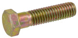 Hillman 9/16 in. Diameter x 4 in. Grade 8 Yellow Zinc Hex Cap Screw, 1-Pack