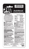 J-B Weld 8257 Strongest Bond KwikWood Wood Repair Epoxy Putty Sticks - 2 oz.
