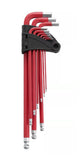 JobSmart CE1103 Extra Long Arm Ball Point Hex Key, 9 Pc.