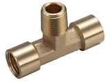 JobSmart J1274 1/4 in. Brass Tee Fitting, J1274